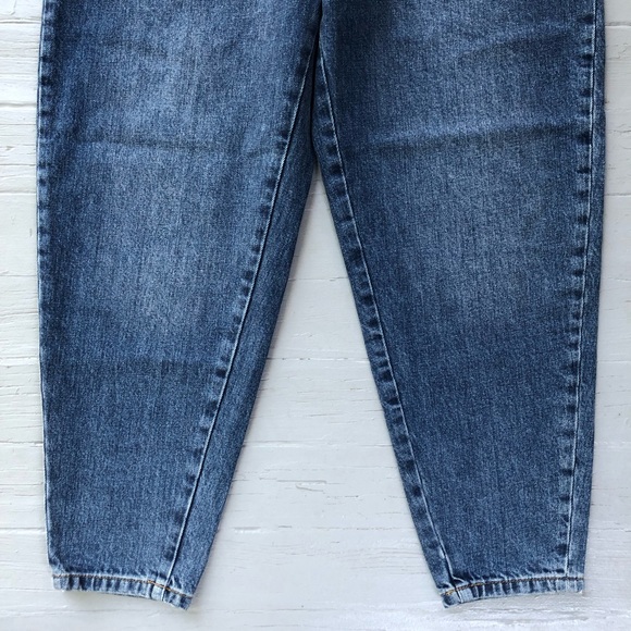 ASOS Denim Maternity Jeans Size 6 NWT Barrel Leg Balloon Leg Taper Dark Wash - Picture 3 of 12